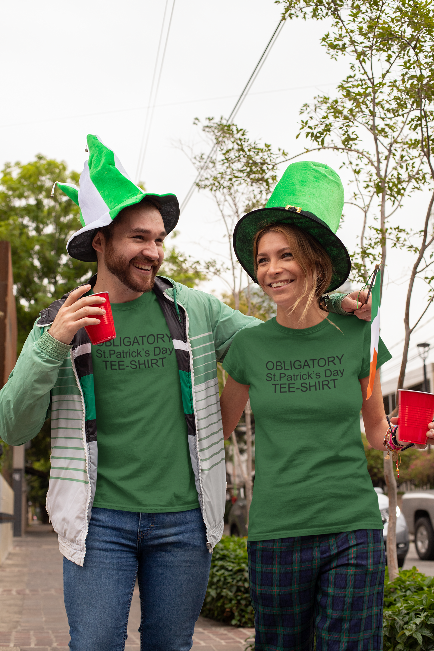 st patty's day shirts for couples